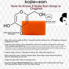 Kojie San Orange Whitening Soap, 3 x 65 g
