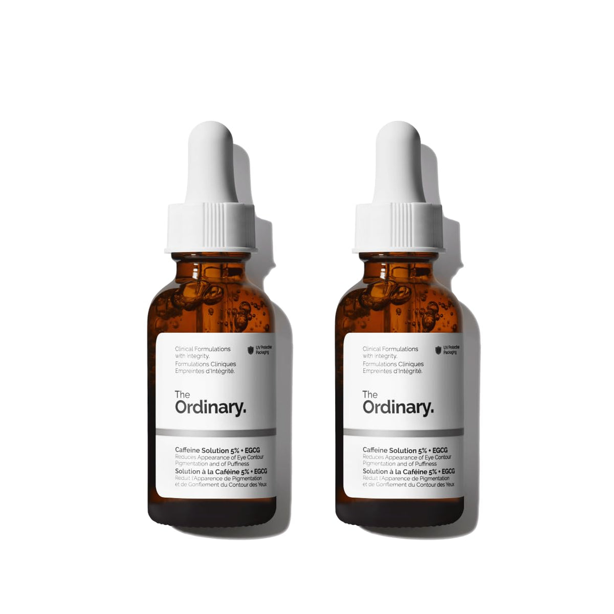 The Ordinary Caffeine Solution 5% + EGCG, Depuffing Eye Serum for Dark Circles and Tired Eyes