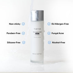 TIRTIR Milk Skin Rice Toner | Deep Moisturizing, Hydrating Toner for face, Niacinamide, Ceramide, Rice Bran Extract, Nature-Oriented Ingredients for Korean Skin Care, Vegan, 1.69 Fl Oz