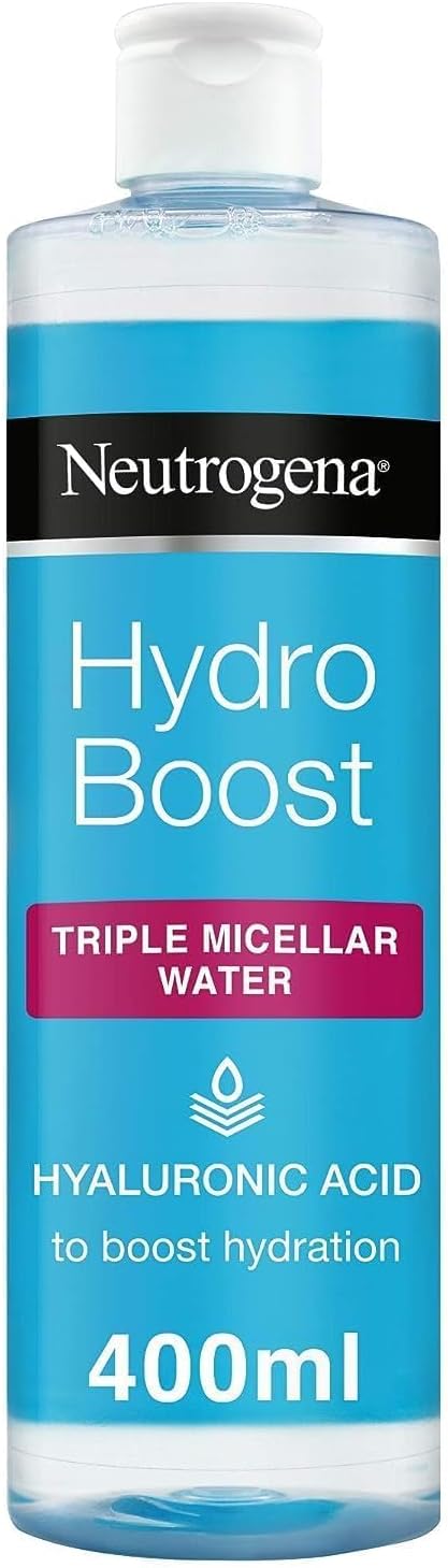 Neutrogena Face Moisturizer Water Gel, Hydro Boost, Normal to Combination Skin. For dehydrated, dull and tired-looking skin. Instantly delivers intense hydration, 50ml (Pack of 2)