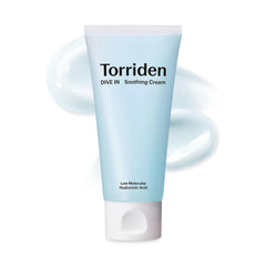 Torriden DIVE IN Hyaluronic Acid Soothing Cream 100ml (Tube) (3.38 fl. oz) + DIVE IN Serum 50ml (1.69 fl. oz) + refill pouch 50ml (1.69 fl. oz)