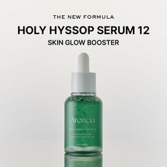 Arencia Hyssop Glow Serum, 10% Niacinamide, 12% Vitamin A,C,E - Hydrating, Moisturizing, Anti-Aging Serum for Korean Glass Skin