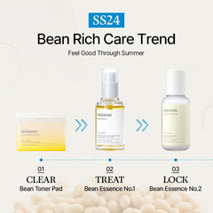 mixsoon Bean Essence-Exfoliating, Hydrating, Fermented Bean Extract, Gentle Formula for Smooth Skin 30ml / 1.01 fl.oz. Korean Glass Skin Care