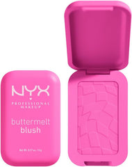 NYX Professional Makeup Buttermelt Blush, Powder Blush, up to 12 H Wear, Fade & Transfer Resistant, Feeling Butta.