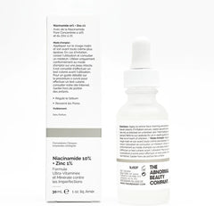 THE ORDINARY NIACINAMIDE SERUM WITH 10% ZINC 1 FLOZ FACE SERUM FOR OIL CONTROL 30 ML