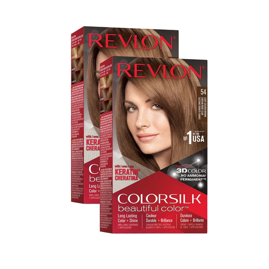 Revlon ColorSilk 54 Light Golden Brown Hair Color