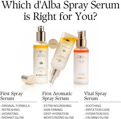 d'Alba Italian White Truffle First Spray Serum, Hydrating Face Moisturizer, Glow Serum for Radiant Skin, Non Comedogenic, All In One Mist, Vegan & Desert-Adapted 100ml