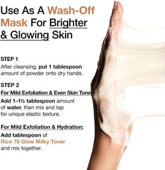 ANUA Rice Enzyme Brightening Cleansing Powder, Rice Mask, Ceramide, Gentle Face Wash for Brightening, Radiant Skin, Facial Cleanser for Dry Skin, Korean Skincare, Fragrance Free, 40g/1.41fl.oz.