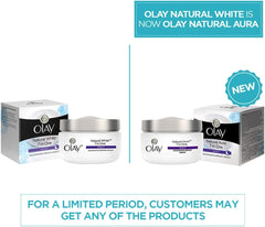 Olay Night Cream Natural White Fairness Night Moisturiser, 50G