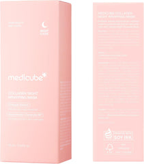 medicube Collagen Overnight Wrapping Peel Off Facial Mask Pack - Elasticity & Hydration Care, Reduces Sagging & Dullness - Hydrolyzed Collagen For Glowing Skin - Korean Skin Care, 2.53 fl.oz