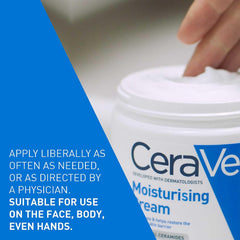 Cerave Moisturizing Cream for Dry Skin with Hyaluronic Acid 340G