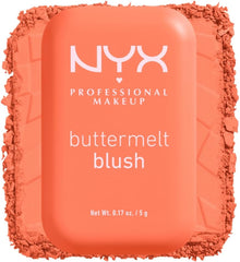 NYX Professional Makeup Buttermelt Blush, Powder Blush, up to 12 H Wear, Fade & Transfer Resistant, Feeling Butta.