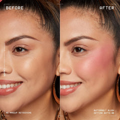 NYX Professional Makeup Buttermelt Blush, Powder Blush, up to 12 H Wear, Fade & Transfer Resistant, Feeling Butta.
