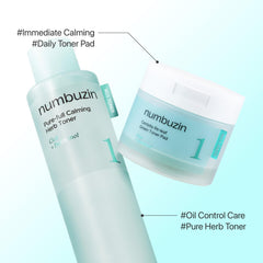 numbuzin No.5 Vitamin-Niacinamide Concentrated Pad, Daily Double-Sided Facial Pads with Glutathione, PHA & LHA for a Fresh, Radiant-Looking Skin Finish 180 ml (70 Pads)