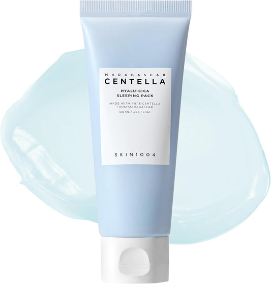 SKIN1004 Hyalu-CICA Sleeping Pack 3.38 fl.oz(100ml) | Melatonin Hyaluronic Acid Centella Asiatica Extract | Moist and Revitalization Multi-Care Solutions