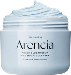 Arencia Korean Rice Mochi Face Cleanser 120g - Foaming Cleanser, Gentle Scrub All in One - Deep Cleansing, Moisturizing, Pore Minimizing, Removing Blackhead