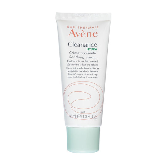 Avène Cleanance HYDRA Soothing Cream, Rich Moisturizer, Adjunctive Care for Drying Acne Treatments, 1.3 Oz