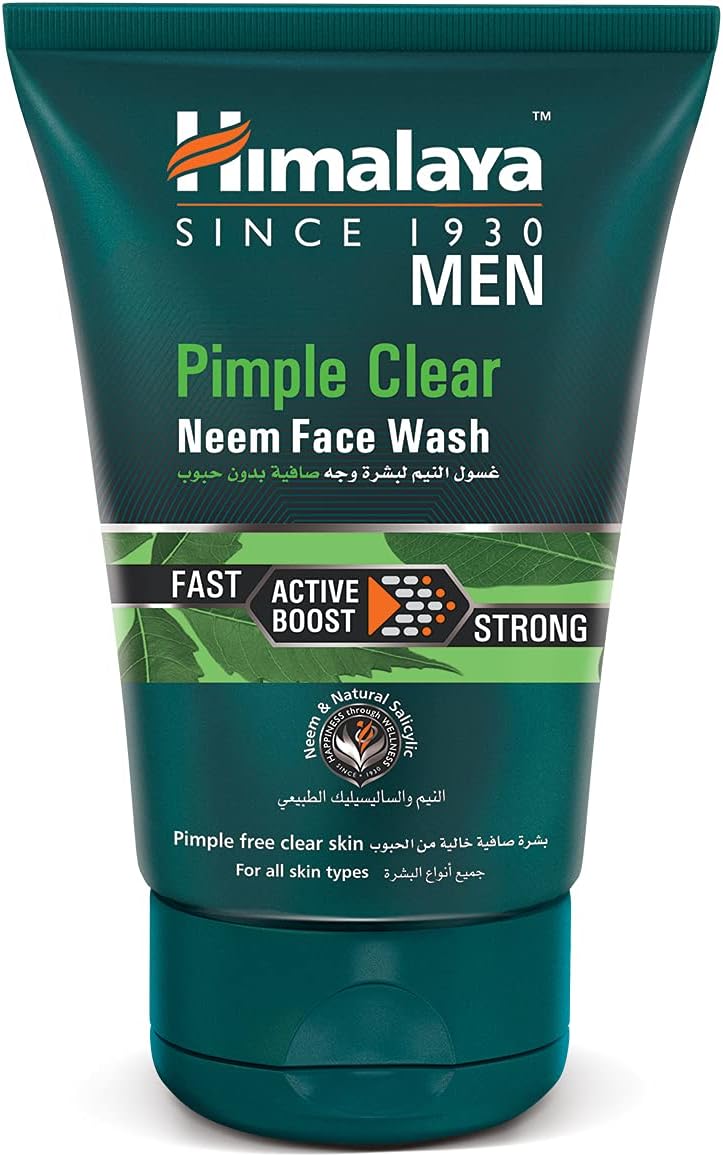 Himalaya Men Intense Oil Clear Lemon Face Wash Gently Cleanses Impurities & Removes Excess Oil -100ml