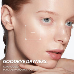 TIRTIR Natural Ceramide Cream | Deep moisturizer for Glass Skin, Polyglutamic acid, Centella Asiatica Extract, Skin barrier, Lightweight, Mild, Nature derived ingredients, Dry skin, Korean skincare