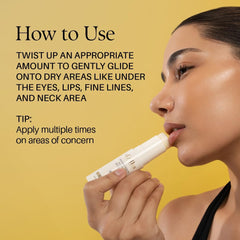 d'alba Piedmont Italian White Truffle Double Serum All-in-one Multi Balm, Vegan Skincare, 3-in-1 Treatment with White Truffles for Moisture and Wrinkle Improvement, Glowy Finish Serum Stick