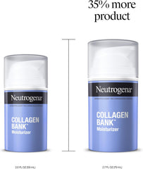 Neutrogena Collagen Bank Face Moisturizer, Daily Anti-Aging Face & Neck Collagen Cream with Bakuchiol, Face Lotion to Support Skin’s Natural Collagen for Visibly Plump Skin, 2 fl. oz