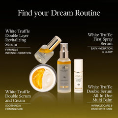 d'alba Piedmont Italian White Truffle Double Serum All-in-one Multi Balm, Vegan Skincare, 3-in-1 Treatment with White Truffles for Moisture and Wrinkle Improvement, Glowy Finish Serum Stick