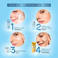 Pond's Super Light Gel Oil Free Moisturiser With Hyaluronic Acid + Vitamin E || 200 ml