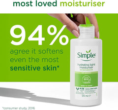 Simple Hydrating Light Daily Face Moisturizer, 125Ml