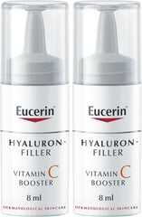 Eucerin Hyaluron Filler Anti-Aging Face Serum Vitamin C Booster with Hyaluronic Acid, Plumps up Deep Wrinkles, For Fresh and Radiant Skin, Suitable for All Skin Types, 8ml