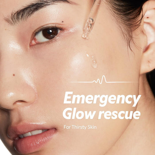 TIRTIR SOS Poly Glutamic Acid Serum | Instant Hydrating Facial Serum for Radiant Glow - Plumping, Anti Aging, Hydrating - Fragrance Free Korean Skincare Serum for All Skin Types, 1.69 fl.oz.