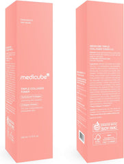 medicube Triple Collagen Toner - Hydrolyzed, Atelo, & Soluble Collagen for Deep Hydration & Plump Skin - Fast-Absorbing Formula for All-Day Suppleness, Korean Skincare (4.73 fl.oz.)