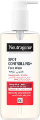 Neutrogena, Facial Wash Spot Controlling+, combination of Salicylic acid - a purifying agent and glycolic acid, Clearer Skin In 1 Week, 200ml