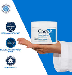 Cerave Moisturizing Cream for Dry Skin with Hyaluronic Acid 340G