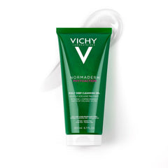 VICHY Normaderm Daily Acne Face Wash, Salicylic Acid Face Cleanser for Oily & Acne Prone Skin, Acne Cleanser that Clears Clogged Pores and Blackhead