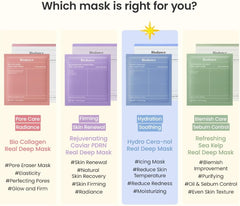 BIODANCE Bio-Collagen Real Deep Mask, Hydrating Overnight Mask, Pore Minimizing, Elasticity Improvement, 34g x4ea