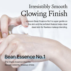 mixsoon Bean Essence-Exfoliating, Hydrating, Fermented Bean Extract, Gentle Formula for Smooth Skin 50ml / 1.69 fl.oz. Korean Glass Skin Care