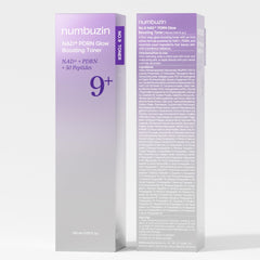 numbuzin No.9 Toner | NAD+ PDRN Glow Boosting Toner | Glowing, Firming, Hydrating, Elasticity, Wrinkles, Fine Lines, Korean Skincare | Salmon PDRN, Peptides, NAD | Essence for Dry Skin | 5.07 fl. Oz