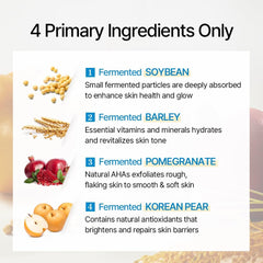 mixsoon Bean Essence-Exfoliating, Hydrating, Fermented Bean Extract, Gentle Formula for Smooth Skin 30ml / 1.01 fl.oz. Korean Glass Skin Care