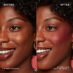 NYX Professional Makeup Buttermelt Blush, Powder Blush, up to 12 H Wear, Fade & Transfer Resistant, Feeling Butta.
