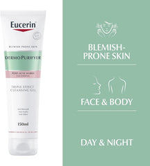 Eucerin Dermo Purifyer Triple Effect Cleansing Gel 150 ml