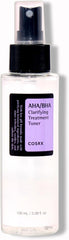 COSRX AHA/BHA Clarifying Treatment Toner, 3.38 fl.oz / 100ml | Exfoliating Facial Spray | Korean Skin Care, Hydrating, Mild Exfoliation, Vegan, Paraben Free