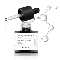 COSRX Pure Sodium Hyaluronic Acid 3% Serum, Hydratying & Moisture Boosting for Fine Lines & Wrinkles, Repair Dry Skin, 0.67fl.oz/20ml, No Artificial Fragrance, Korean Skin Care
