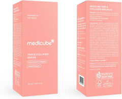 medicube Triple Collagen Serum 1.85 fl.oz - Nourish dull skin with Triple Collagen Complex - A lightweight serum with Niacinamide and Hyaluronic Acid - Korean Skincare