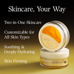 d'alba Piedmont White Truffle Double Serum & Cream, Vegan Skincare, 2-in-1 Face Moisturizer, Vegan Collagen, Skin Firming and Tightening, Non Comedogenic, All Skin Types (2.46 oz)