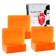 Kojie San Orange Whitening Soap, 3 x 65 g