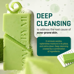 Some By Mi AHA-BHA-PHA 30Days Miracle Cleansing Bar | 106g | For Skin Exfoliating | Pore & Sebum Care | Improves Skin Tone and Inflammation