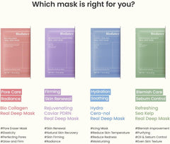 BIODANCE Bio-Collagen Real Deep Mask, Hydrating Overnight Mask, Pore Minimizing, Elasticity Improvement, 34g x4ea
