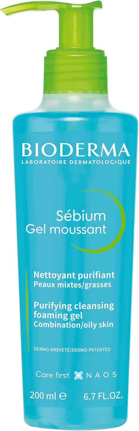 Bioderma Sebium Purifying Cleansing Foaming Gel - Combination to Oily Skin, 500ml