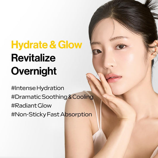 d’Alba Waterfull Vegan Sleeping Pack Night Recovery Gel Mask, Hydrating, Calming & Revitalizing for Glowing Morning Skin, Moisture-Boost Complex for Plump, Radiant Skin (4ml*12ea)