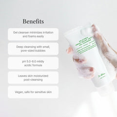 Dr.Althea Green Relief Amino Gel Cleanser | Lightweight & Hydrating Makeup Remover | Daily Face Wash with Hyaluronic Acid | Korean Vegan Skincare for All Skin Types | 3.38 Fl Oz